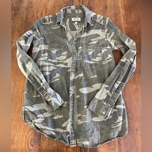 Express Camo Boyfriend Shirt